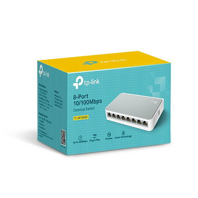 Коммутатор TP-Link TL-SF1008D (TL-SF1008D V12.0/TL-SF1008D V15.0)