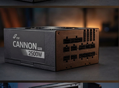 Блок питания FSP CANNON PRO 2500W, ATX 3.1, Platinum (FSP2500-57APB)