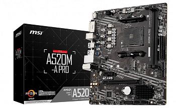 Материнская плата MSI A520M PRO mATX (A520M PRO) Материнская плата MSI A520M PRO mATX (A520M PRO)