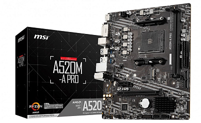 Материнская плата MSI A520M PRO mATX (A520M PRO)