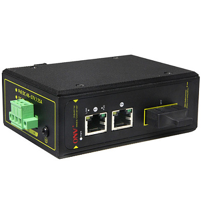 Коммутатор PoE индустриальный 2-портовый ONV IPS31032P-S  (IPS31032P-S)
