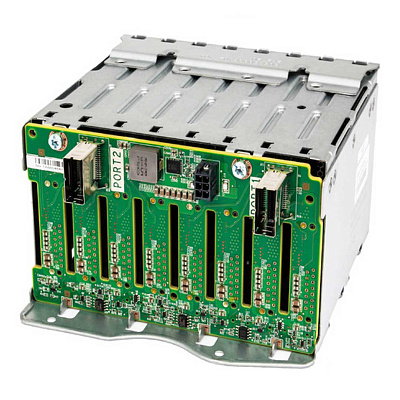 Бэкплейн + дисковая корзина для HPE ProLiant DL360 Gen10 Plus 8SFF SAS/SATA 12G BC (P26427-B21)