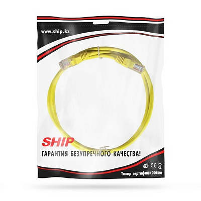 Патч Корд SHIP Cat.5e UTP LSZH RJ-45 1 м S3025YL0100-P (S3025YL0100-P)