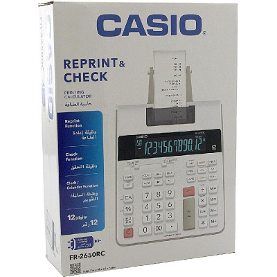 Калькулятор печатающий CASIO FR-2650RC-W-EC (FR-2650RC-W-EC)