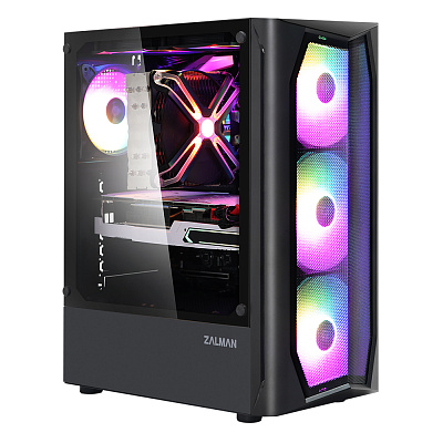 Корпус Zalman N4 Rev.1, Midi Tower, Черный (N4 BLACK)