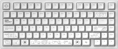 Клавиатура Dark Project ALU81A Terra Nova White (DPKB_NOVA_81_ANSI_WHITE_UA)