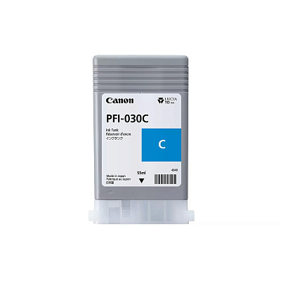 Чернила пигментные Canon Pigment Ink PFI-030 Cyan (для TM240/TM340) (3490C001AA)