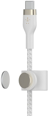 Кабель Belkin USB-C to USB-C, 1M, White (CAB011BT1MWH)