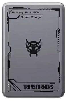 Пауэрбанк Transformers TF-D29, 5000 mAh - Gray (TF-D29-G)