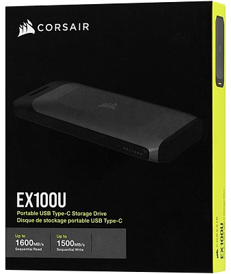 Внешний SSD USB Corsair SSD Portable 1 TB, Type-C (CSSD-EX100U1TB)