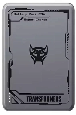 Пауэрбанк Transformers TF-D29, 5000 mAh - Gray (TF-D29-G)