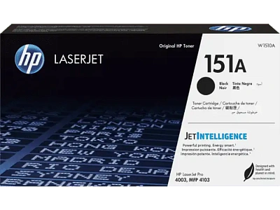 Картридж с тонером HP 151A LaserJet, черный (W1510A)