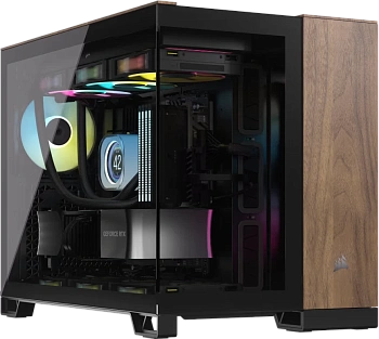 Корпус Corsair 2500X, Black - Walnut Wood (CC-9011286-WW)