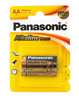 Батарейки Panasonic Alkaline Power LR6APB/2BP АА (LR6REB/2BPR / LR6APB/2BP)