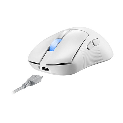 Мышь ASUS P714 ROG KERIS II WL White (90MP03N0-BMUA10)