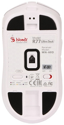 Мышь A4Tech Bloody R77 Ultra Dock - White (R77 ULTRA DOCK WHITE)