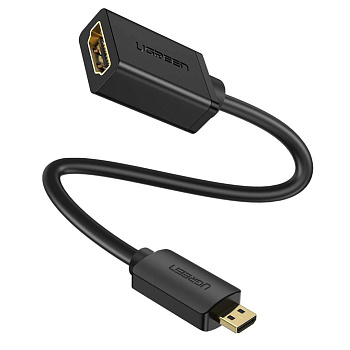 Кабель-переходник  UGREEN HDMI(f) - micro HDMI(m) (20134) 