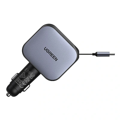 Автомобильное зарядное устройство QC3.0, EC604 (55910B) UGREEN