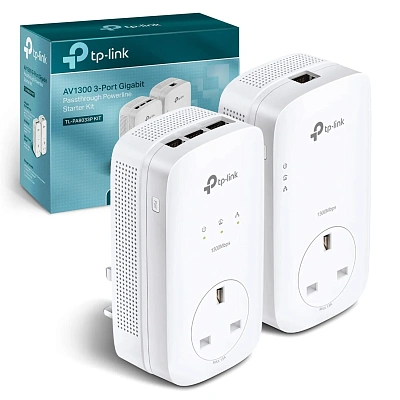 Сетевой адаптер Powerline Tp-Link TL-PA8033P KIT (TL-PA8033P KIT(EU))