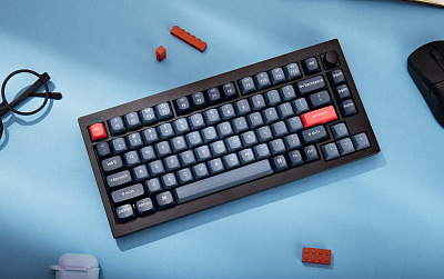 Клавиатура игровая Keychron V1 Max, черный (V1M-D1)