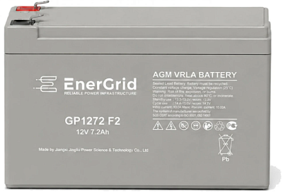 Аккумулятор EnerGrid GP1272 F2, 12В 7,2Ач (EnerGrid GP1272 F2)