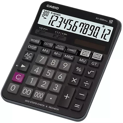 Калькулятор настольный CASIO DJ-120DPLUS-W-EP (DJ-120DPLUS-W-EP)