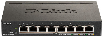 Коммутатор D-Link DGS-1100-08PV2 (DGS-1100-08PV2/A4A)