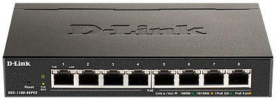 Коммутатор D-Link DGS-1100-08PV2 (DGS-1100-08PV2/A4A)