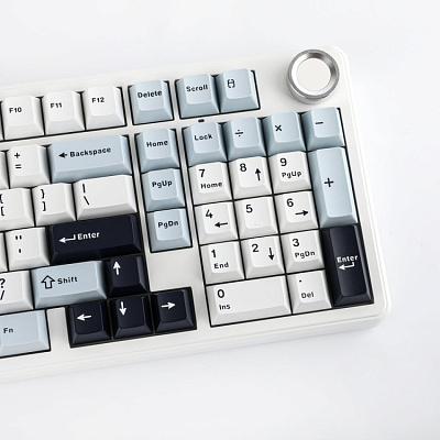Клавиатура AULA F99 Gray Wood V3 White-blue-purple (F99 G/W3 WBP)