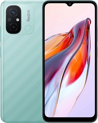 Смартфон Xiaomi Redmi 12C, 4/128GB, Mint Green (22120RN86G/715109)