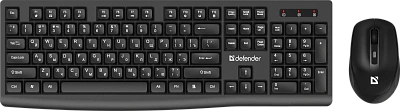 Клавиатура + мышь Defender Seoul C-972, Black (45972)
