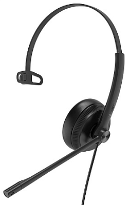 Гарнитура Yealink YHS34 Mono, Проводная, QD, RJ9 (YHS34 Mono)