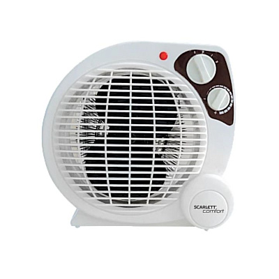 Обогреватель Scarlett SC-FH211S, 2000Вт, тепловентилятор, White (SC-FH211S)