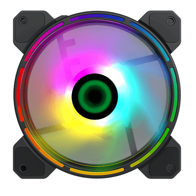 Вентилятор для корпуса GameMax FN-12Rainbow-D ARGB (FN-12RAINBOW-D ARGB)