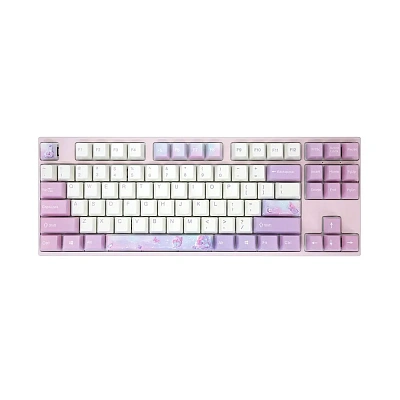 Клавиатура Varmilo Dreams on Board, VEM87, EC Sakura V2 Switch, White, USB (390244)