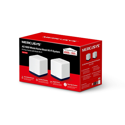 Домашняя Mesh Mercusys Halo H50G(2-pack) (Halo H50G(2-pack))