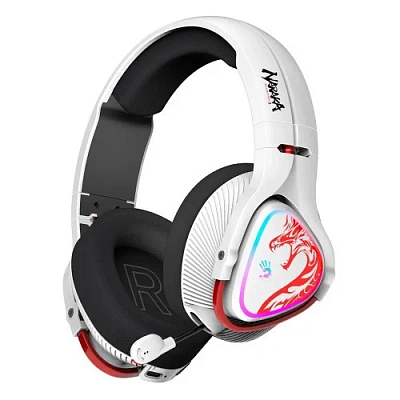 Bluetooth гарнитура A4Tech Bloody MR720 Naraka White (MR720 NARAKA)