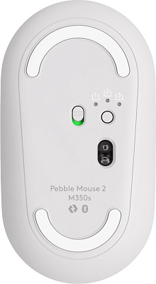 Мышь Logitech Pebble Mouse 2 M350s, Белый (910-007013)