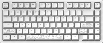Клавиатура Dark Project ALU81A Terra Nostra White (DPKB_NOSTRA_81_ANSI_WHITE_UA)