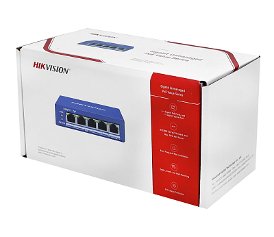 Коммутатор Hikvision DS-3E0505P-E/M (DS-3E0505P-E/M)