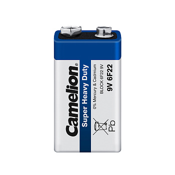 Батарейка CAMELION Super Heavy Duty 6F22-SP1B (6F22-SP1B)