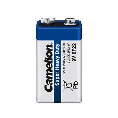 Батарейка CAMELION Super Heavy Duty 6F22-SP1B (6F22-SP1B)