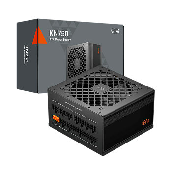 Блок питания PCCooler KN750, 750W, 80PLUS GOLD, Черный (P3-KN750-G1F)