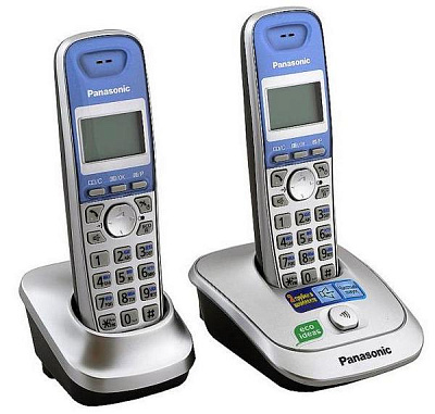 Радиотелефон PANASONIC KX-TG2512 (RUS) Серебристый (KX-TG2512RUS)