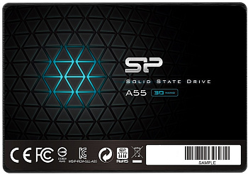  Твердотельный накопитель SSD SATA Silicon Power A55, 256 GB (SP256GBSS3A55S25)