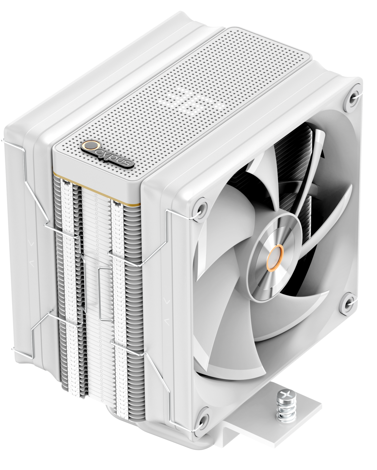 Вентилятор для процессора Ocypus Iota A40 WH Dual FAN  Белый (Iota-A40-WH2NNWD00X-GL)
