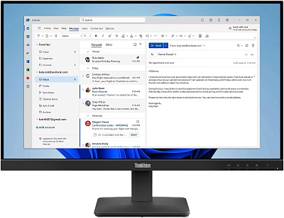 Монитор Lenovo ThinkVision S24-4e 23,8" (64B5KAT1EU)