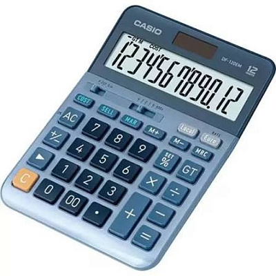 Калькулятор настольный CASIO DF-120EM-W-EP (DF-120EM-W-EP)