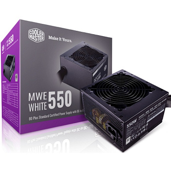 Блок питания CoolerMaster MWE 550 WHITE (MPE-5501-ACABW)