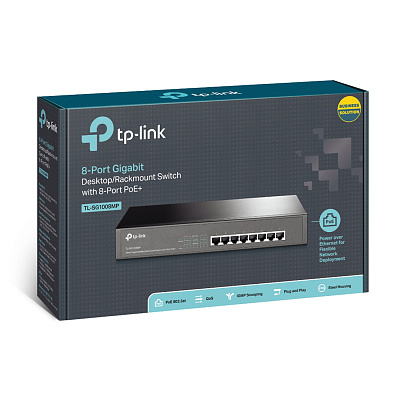 Коммутатор TP-Link TL-SG1008MP (TL-SG1008MP)